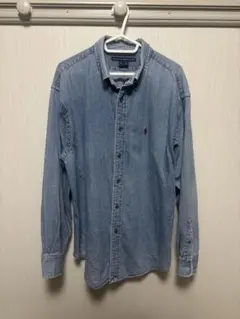 週末価格ラルフローレン　デニムシャツ　M〜Lサイズ相当