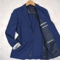 美品【希少 L】パーフェクトスーツ　アンコンジャケット　ウィンドペンチェック