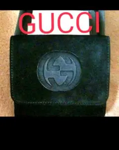 GUCCIバックスキン折りザイフです
