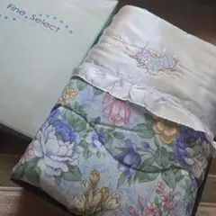 ＊新品ですが訳あり＊ Fine Select 　肌布団　花柄 シングル