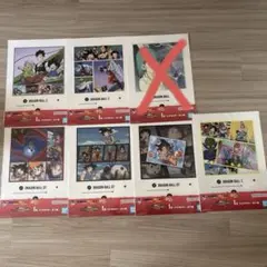 一番くじドラゴンボール オムニバスcross I賞クリアポスター　6枚セット