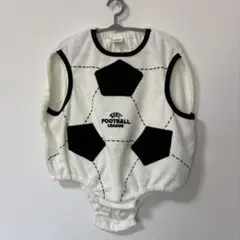 CORNEIUE ベビー ロンパース サッカーボール 80cm