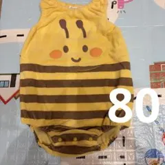 chocolat creme ロンパース ハチ柄 80cm