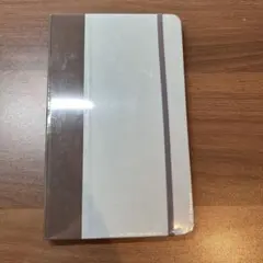 水色とブラウンのノート