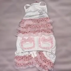 Glamourism 犬用ウェア Mollie ピンク Sサイズのサムネイル