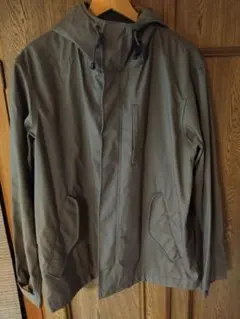 カーキ フード付き マウンテンパーカー XL