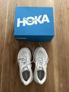 HOKA BONDI9 ホカ ボンダイ9 グレー 23.5cm 美品のサムネイル