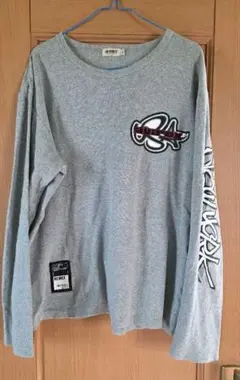 希少00s Y2K FREAKYリバーシブルジャージメッシュ長袖TシャツロンT 