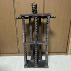木製フック付きハンガーハンガーラック傘立てアンティークLloyd's
