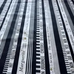 小関鈴子オリジナル布　黒