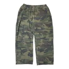 XLARGE 迷彩ルーズパンツ XL イージーパンツ カモフラージュ ワイド
