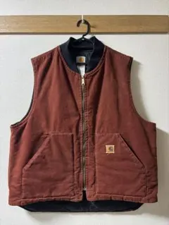 希少カラー USA製 カーハート ベスト L ダークグリーン SPC スプルース