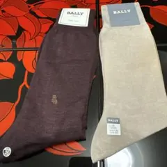 【未使用】BALLY バリー メンズ ソックス 靴下 2足セットのサムネイル