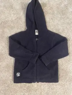 kashwére ネイビー フード付きパーカー 4-5Y
