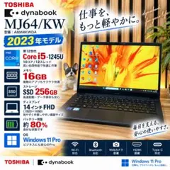 Dynabook MJ64/KV i5-1245U 16GB #2GE8 - メルカリ