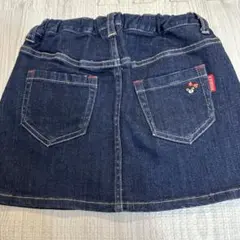 ミキハウス ダブルBデニムスカート 120cm
