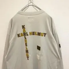 KARL HELMUT バックプリント ピンクハウス 長袖Tシャツ