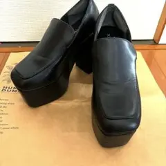 厚底 エルビスルーチェ　チャンキーヒールローファー Lサイズ