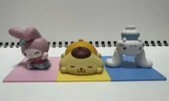 サンリオ　カプセルトイ　マイメロ　シナモロール　ポムポムプリン