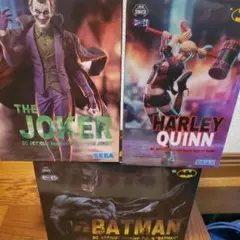 DC ACT/CUT バットマン　ジョーカー　ハーレクイン　フィギュア3点セット