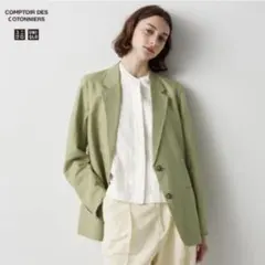 2025年最新】ユニクロ リネンブレンドジャケット コトニエの人気