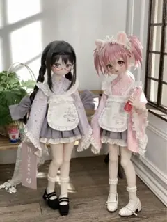 MDD 1/4 お洋服セット ピンク 着物 和風