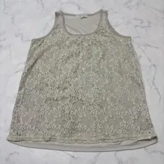 レースタンクトップ レイヤードインナー 森ガール 自然界隈 フェアリーフェミニン