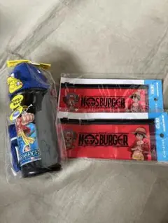 新品未使用、ワンピース水筒、スライダーケース2つのサムネイル