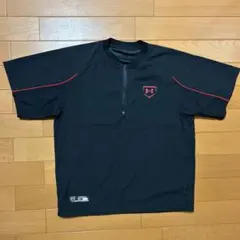 アンダーアーマー 野球 ハーフジップ 半袖 トレーニングウェア SM