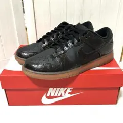 美品 NIKE DUNK LOW SE ナイキ ベルベットブラウン 27.5cm