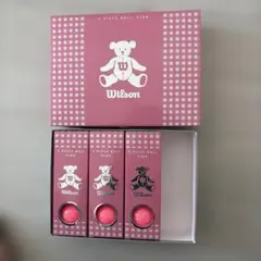 Wilson Bear ゴルフボール 2ピース ピンク　3個✖️3箱の9球
