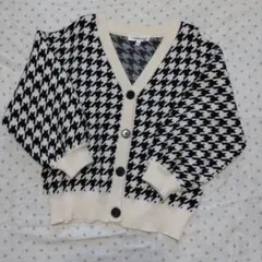 GLOBAL WORK キッズ　カーディガン 120 ハウンドトゥース