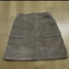 Ray Cassin ブラウン スエード ミニスカート Mサイズ