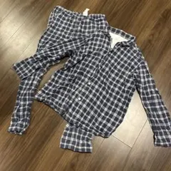 チェック柄パジャマ ルームウェアセット L-XL 無印良品