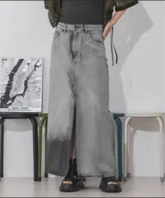 デニムスカート ロングスカート