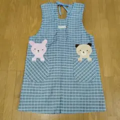 新品‼️保育士エプロン　ウサギとクマ
