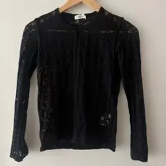 コムデギャルソン　レーストップス　黒ブラック　COMME des garconsのサムネイル
