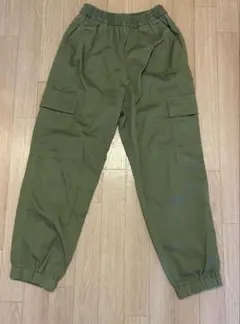 GU オリーブグリーン カーゴパンツ M