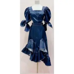 【美品】lilLilly デニム セットアップ 春夏ワンピースのサムネイル