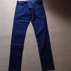 UNIQLO ダークブルー スリムフィットデニム 34