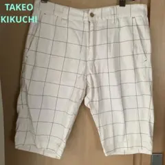 タケオキクチ TAKEO KIKUCHI ゴルフウェア ハーフパンツチェックのサムネイル