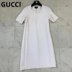 GUCCI グッチ 半袖ワンピース 立体テクスチャー Lサイズ トムフォード期のサムネイル