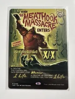 ★未使用 食肉鉤虐殺事件 映画ポスター 英語 INR ボーダーレス　2枚セット ☆未使用 食肉鉤虐殺事件 映画ポスター foil 英語 INR ボーダーレス