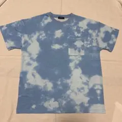 GLAZOS タイダイ柄 ポケットTシャツ ブルー 160cmのサムネイル