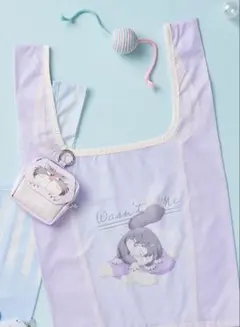 ディズニー　エコバッグ　ルシファー　パープル