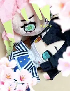 鬼滅の刃 伊黒小芭内 甘露寺蜜璃 ぬいぐるみ キーホルダー ストラップ アニメ