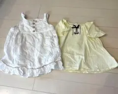 natural clothing Style トップス 2枚セット 95cm
