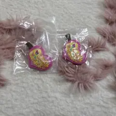 アイカツ ガチャ グッズコレクション3 ぽわプリ ラバークリップ 2個セット