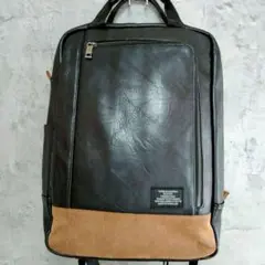 即決価格　GUSCIO UOMO　スクエア型　リュックサック オンオフ兼用