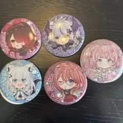 Vtuber 缶バッジ 5個セット　ホロライブ　スナック